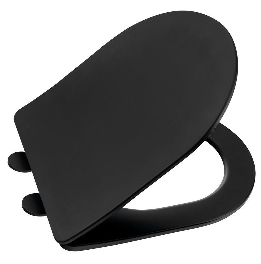 Sapho Capac wc sapho paco, slim, softclose, negru, pcs1012b