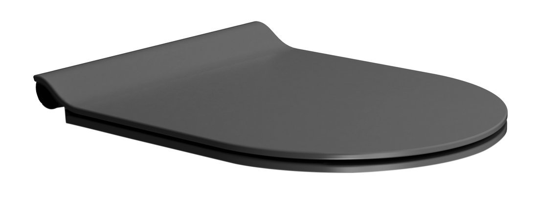 Sapho Capac wc sapho pura, slim, softclose, negru, ms86csn26