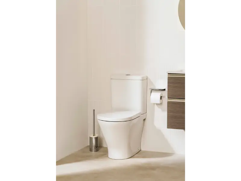 Capac WC Roca A801D22001, 419 mm, 357 mm, 1 functii speciale, capac softclose, suprafata antiaderent, Alb