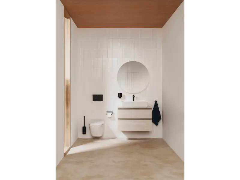 Capac WC Roca A801D10001, 449 mm, 357 mm, 1 functii speciale, suprafata antiaderent, oval, duroplast, Alb