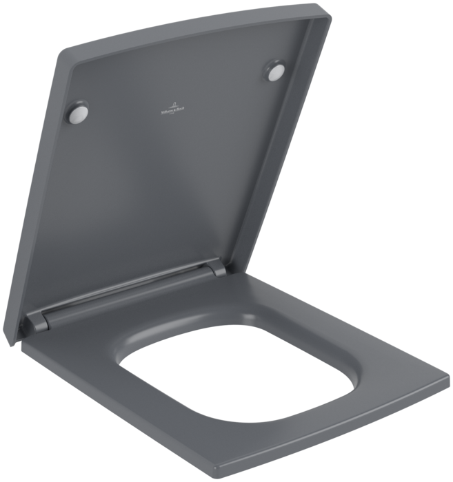 Villeroy and Boch Capac wc villeroy and boch memento, softclose, lucios, grafit, 8m24s1i4