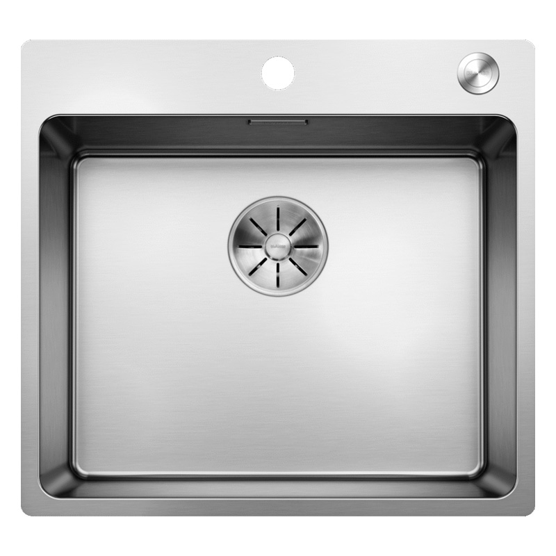 Blanco Chiuveta bucatarie blanco andano 500, otel, 540 x 500 mm, pe blat, evacuare, crom, 525245