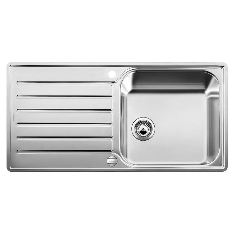 Blanco Chiuveta bucatarie blanco lantos xl 6, otel, 1000 x 500 mm, pe blat, evacuare, crom, 519709