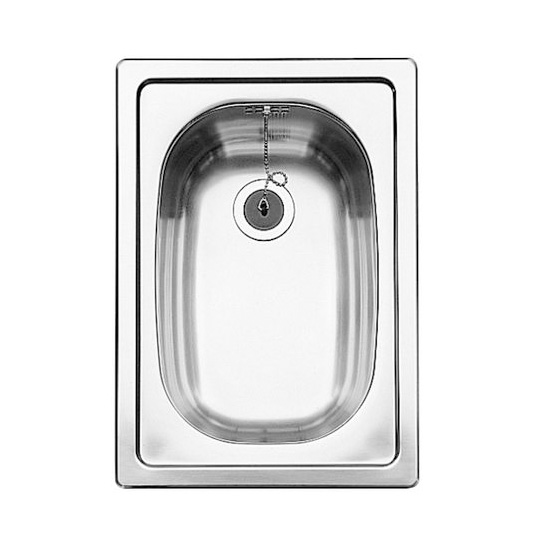 Blanco Chiuveta bucatarie blanco top ee, otel, 330 x 470 mm, pe blat, crom, 501067