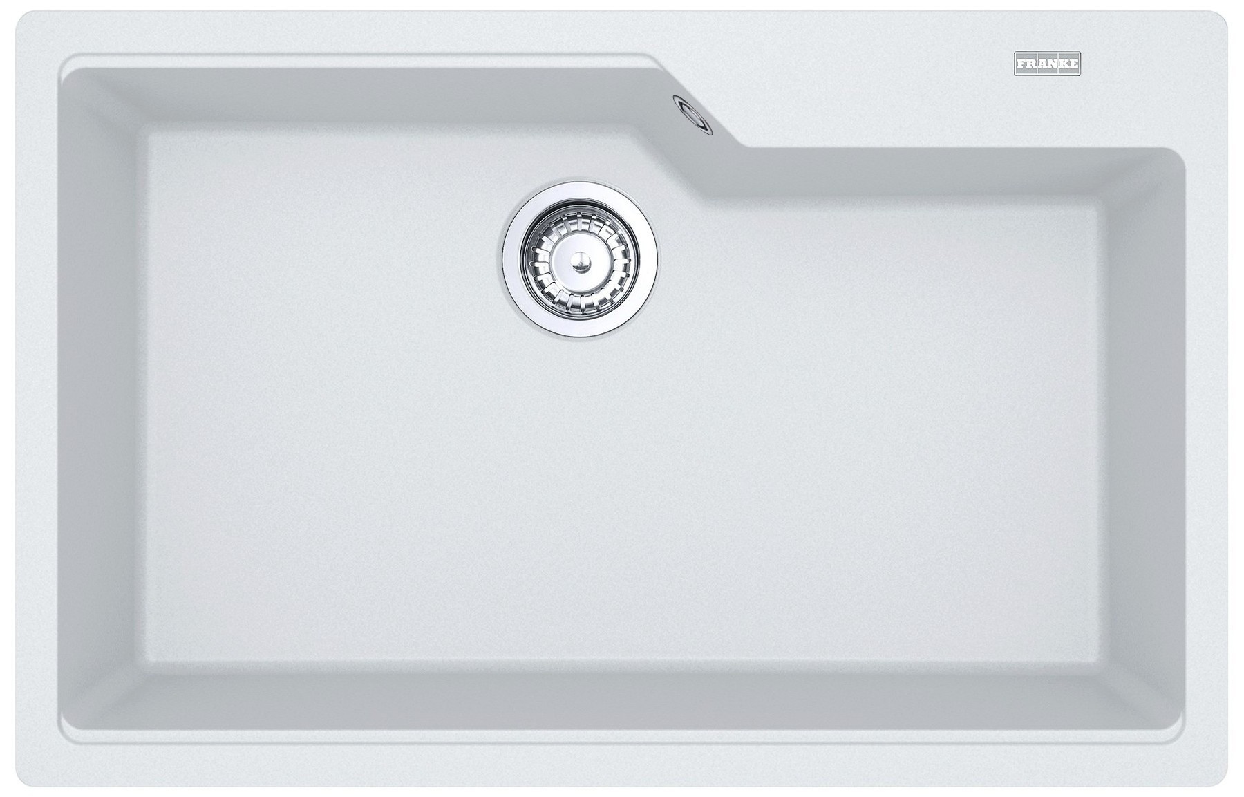 Franke Chiuveta bucatarie franke urban, fragranit, pe blat, 780 x 500 mm, alb, 114.0700.091