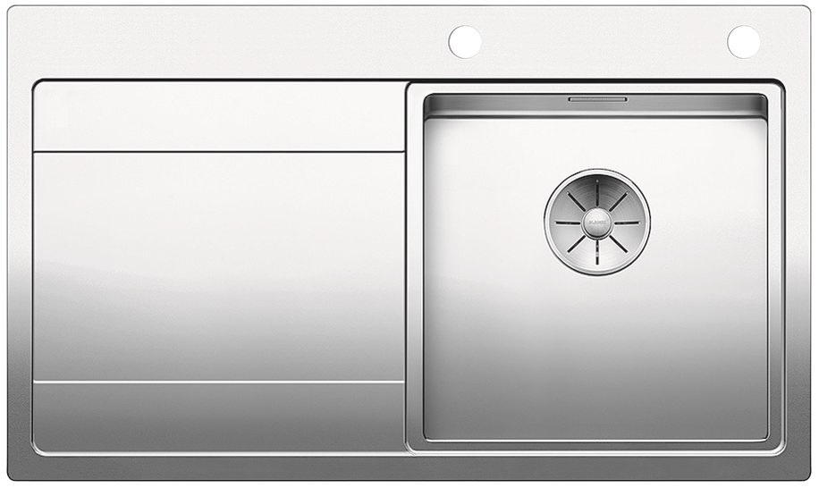 Blanco Chiuveta de bucatarie divon ii, otel, 860 x 510 mm, pe blat, crom, 521658