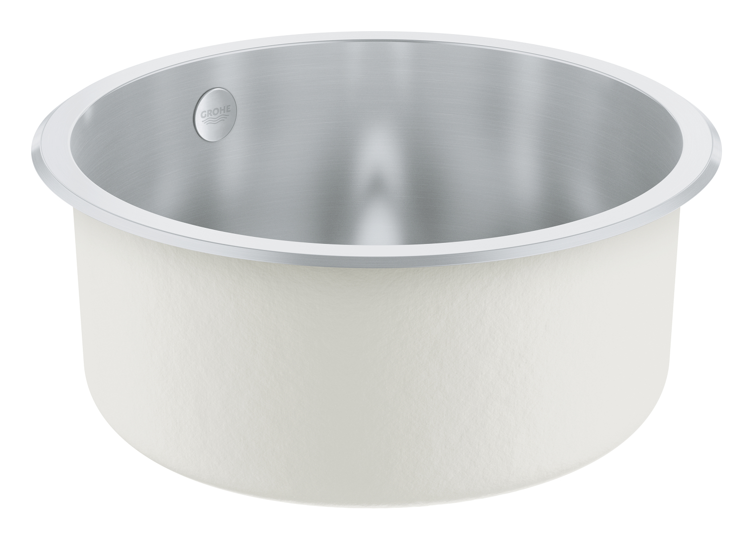 Grohe Chiuveta de bucatarie grohe k200 31720sd0, 440 mm, o cuva, montare pe blat, sistem de scurgere, inox satinat