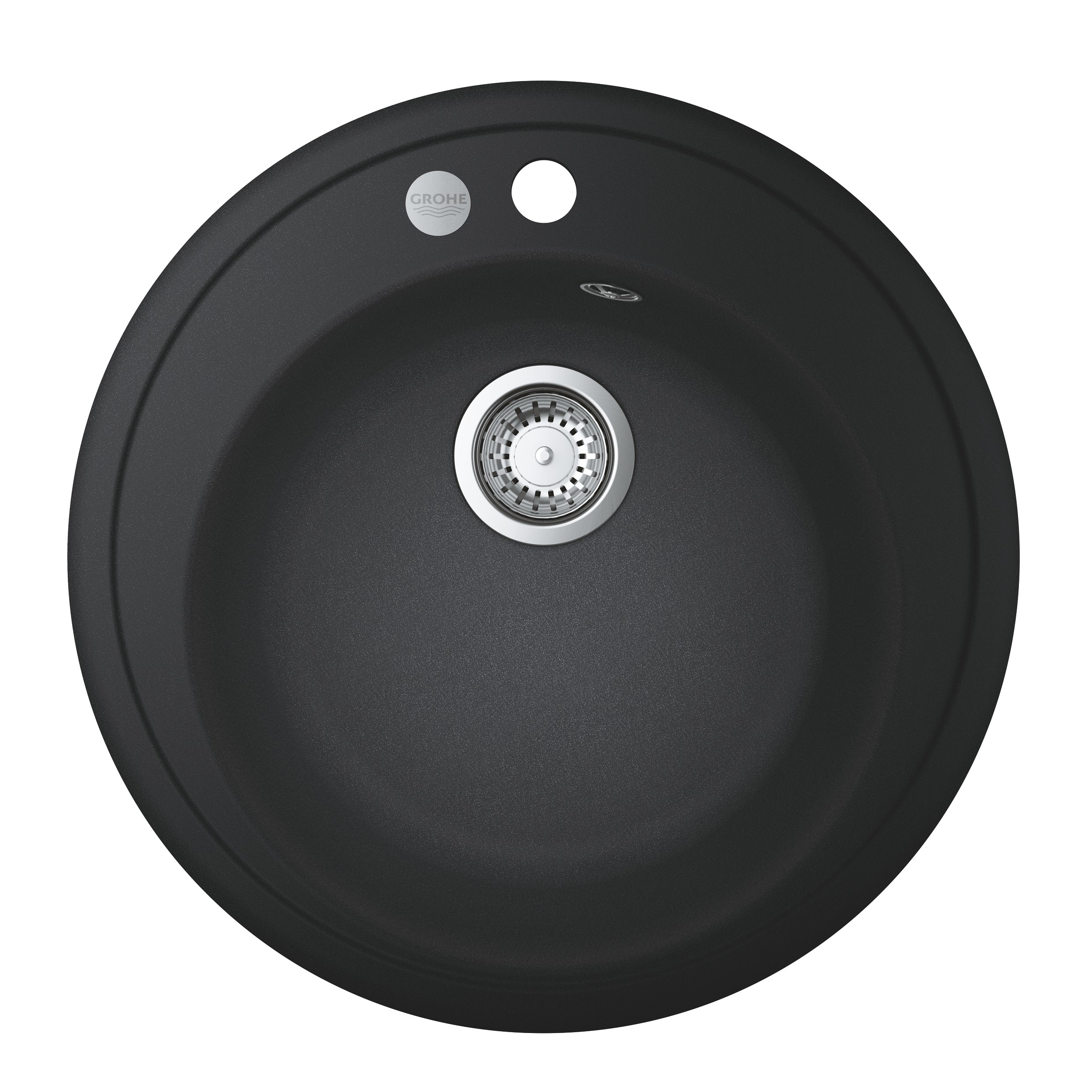 Grohe Chiuveta quartz composite grohe k200 31656ap0, 380 x 200 mm, montare pe blat, evacuare manuala, kit montaj si evacuare,