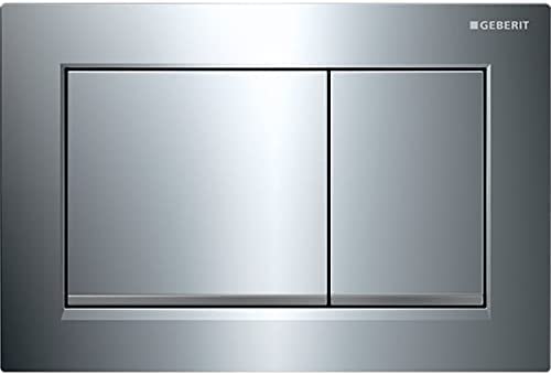Geberit  Clapeta actionare wc geberit omega 30 115.080.kh.1, dubla spalare, orizontala, 212 x 142 mm, mat, crom