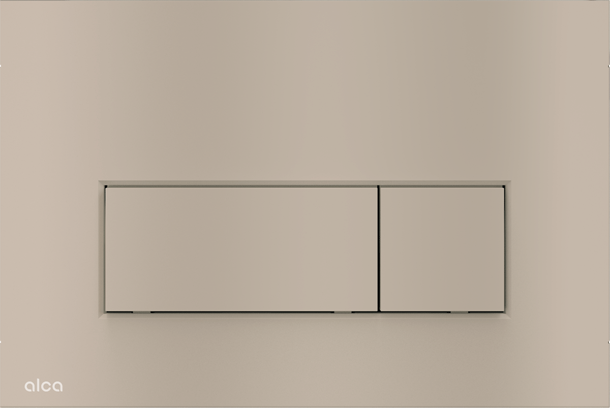 Alca Clapeta wc alca thin, dubla, orizontala, 247 x 165 mm, plastic, mat, nichel, m57-n-m