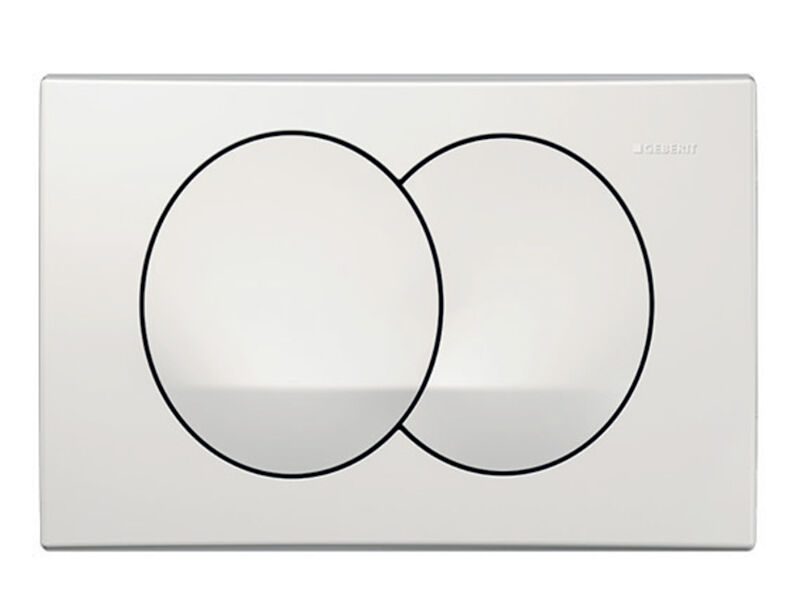 Geberit  Clapeta wc geberit delta, dubla, 246 x 164 mm, plastic, alb, 115.100.11.5