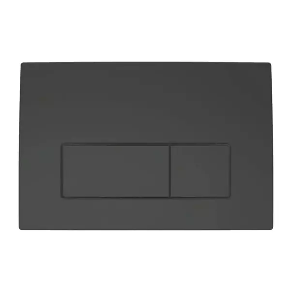 Geberit  Clapeta wc geberit delta50, dubla, 246 x 164 mm, orizontala, abs, mat, negru, 115.119.14.1