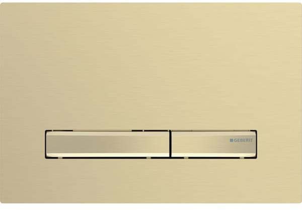 Geberit  Clapeta wc geberit sigma 50, dubla, orizontala, 164 x 246 mm, alama, mat, bronz, 115.672.qf.2