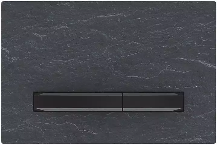 Geberit  Clapeta wc geberit sigma50, orizontala, dubla, 246 x 164 mm, metal, mat, albastru ardezie, 115.671.jm.2