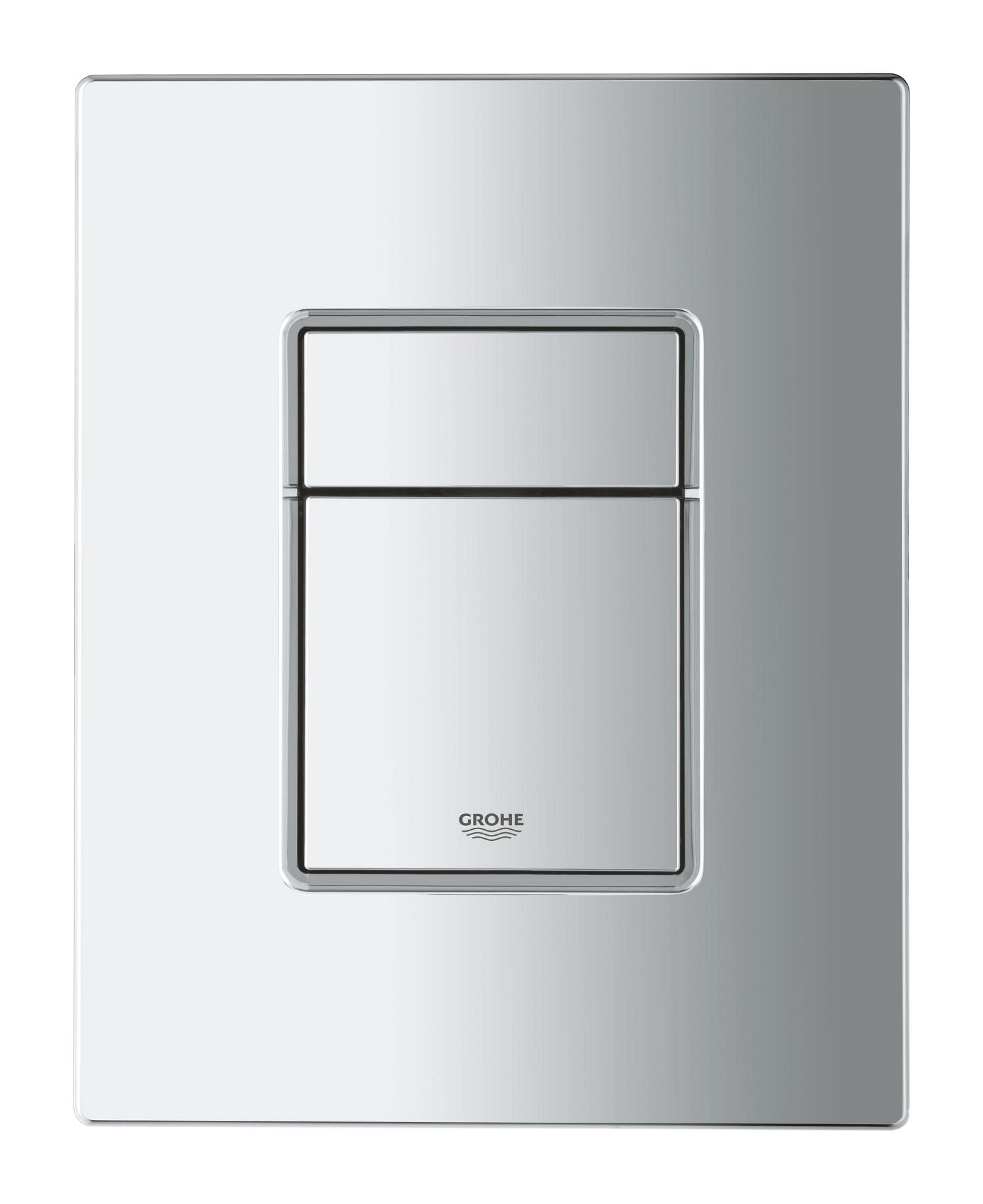 Grohe Clapeta wc grohe even, dubla, 156 x 197 mm, reversibila, abs, lucios, crom, 38966000