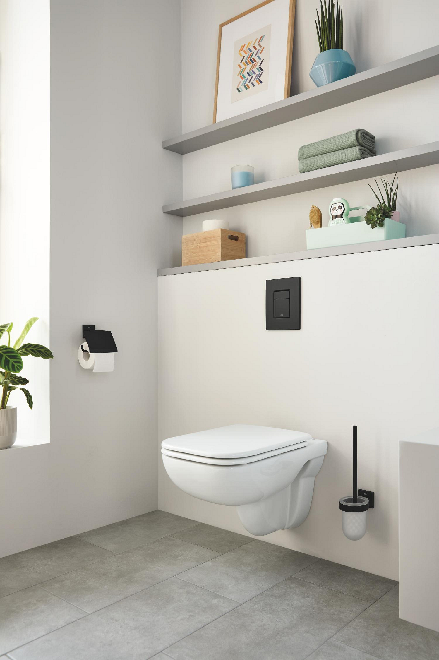 Clapeta actionare Grohe 389662430, Even, pentru toaleta, tip instalare