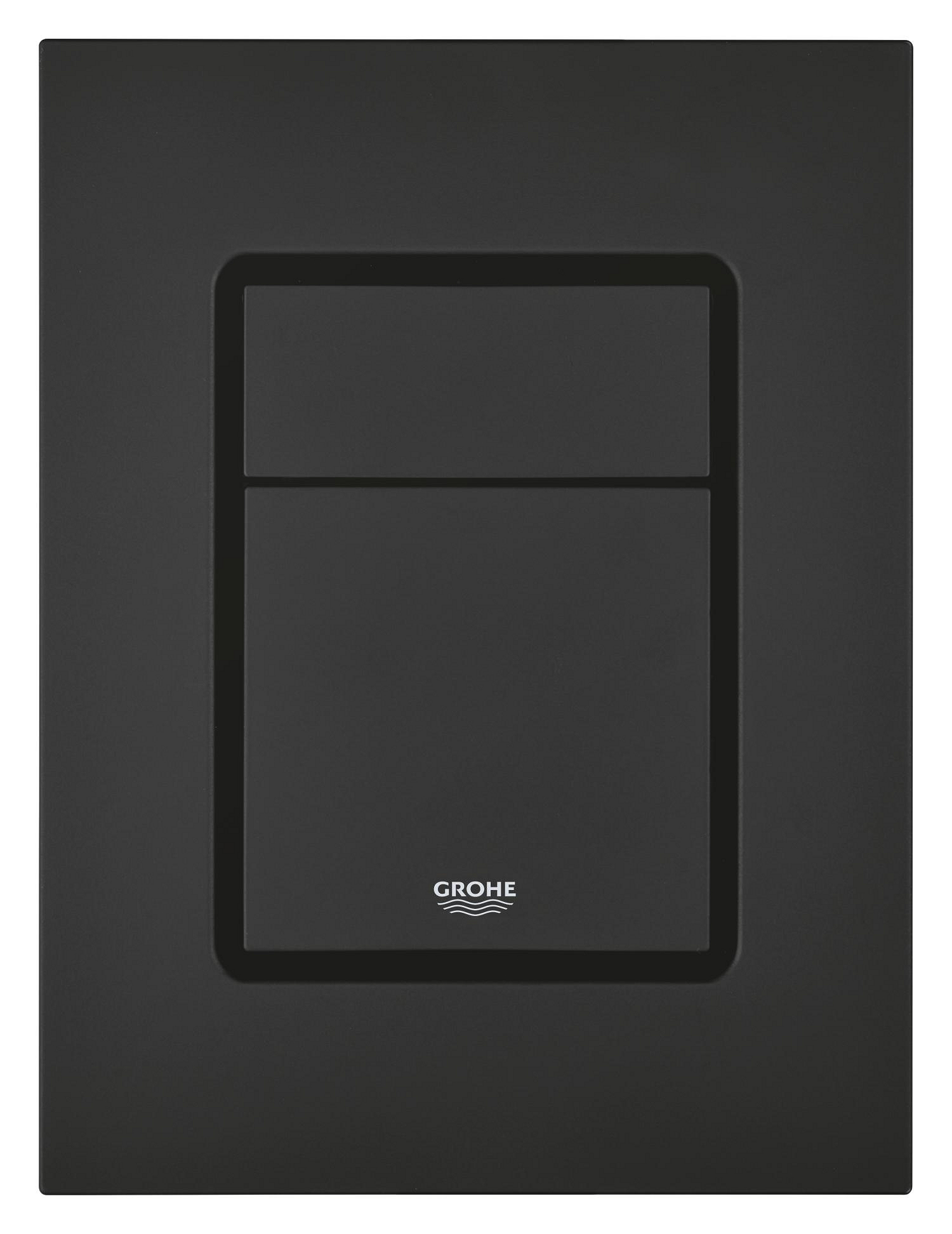 Grohe Clapeta wc grohe skate cosmo s, dubla, verticala, 130 x 172 mm, plastic, mat, negru, 37535kf0