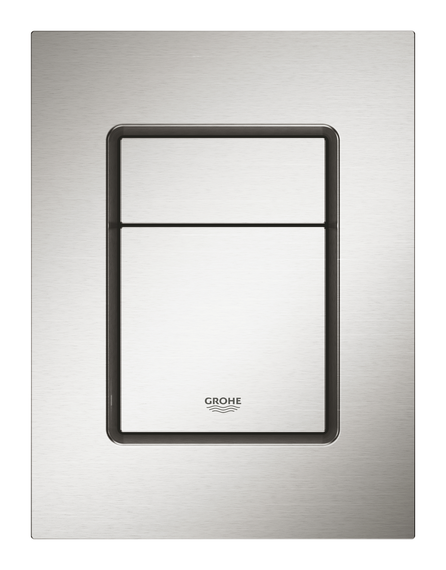 Grohe Clapeta wc grohe skate cosmo s, dubla, verticala, 172 x 130 mm, abs, mat, otel satinat, 37535dc0