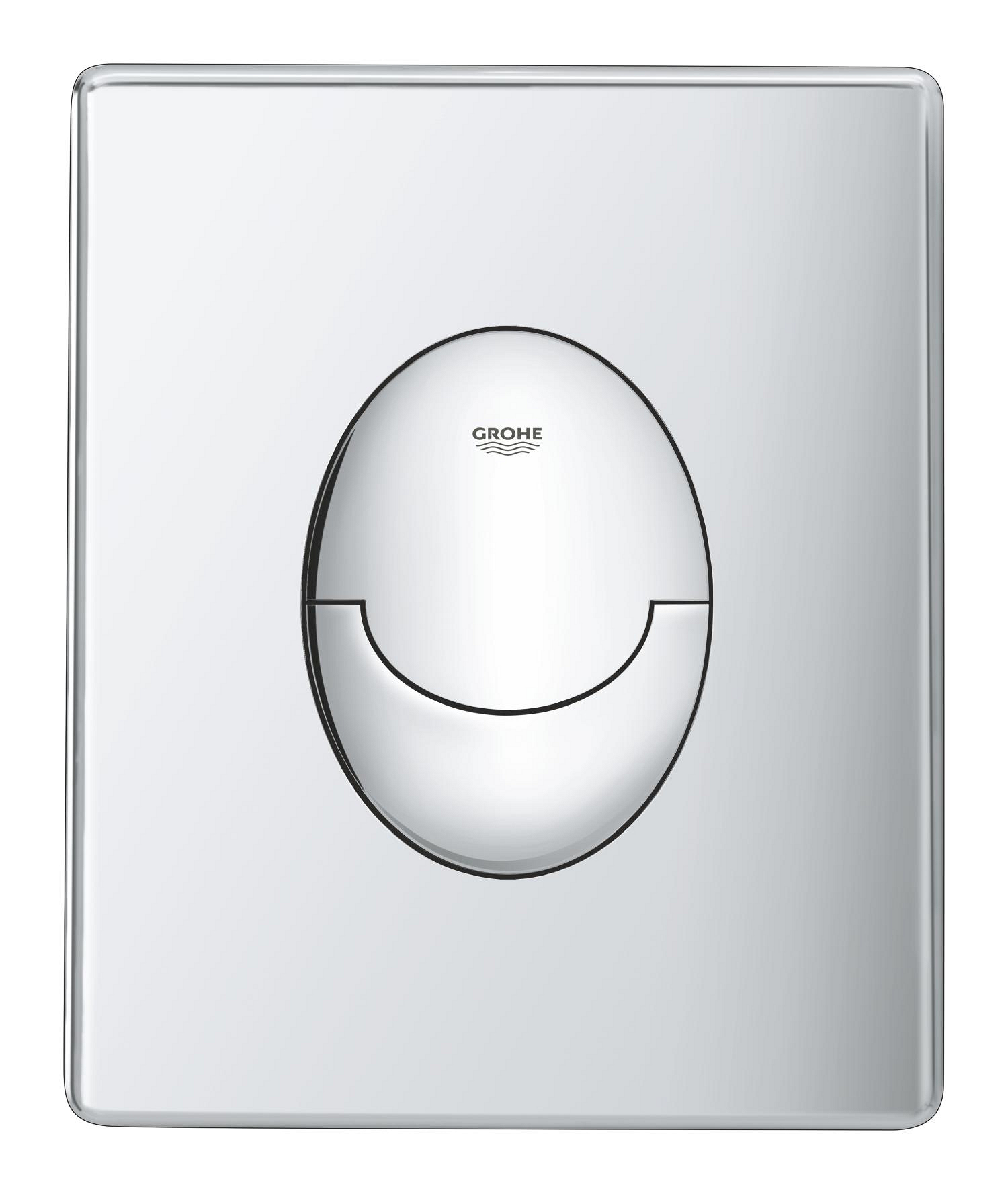 Grohe Clapeta wc grohe start, dubla, verticala, 197 x 156 mm, plastic, crom, 38964000