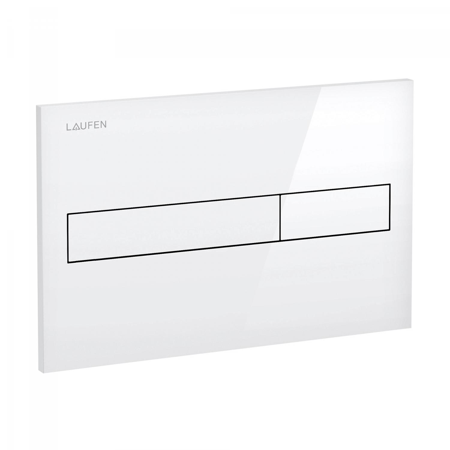Laufen Clapeta wc laufen lis, dubla, 250 x 160 mm, orizontala, plastic, lucios, alb, h8956610000001