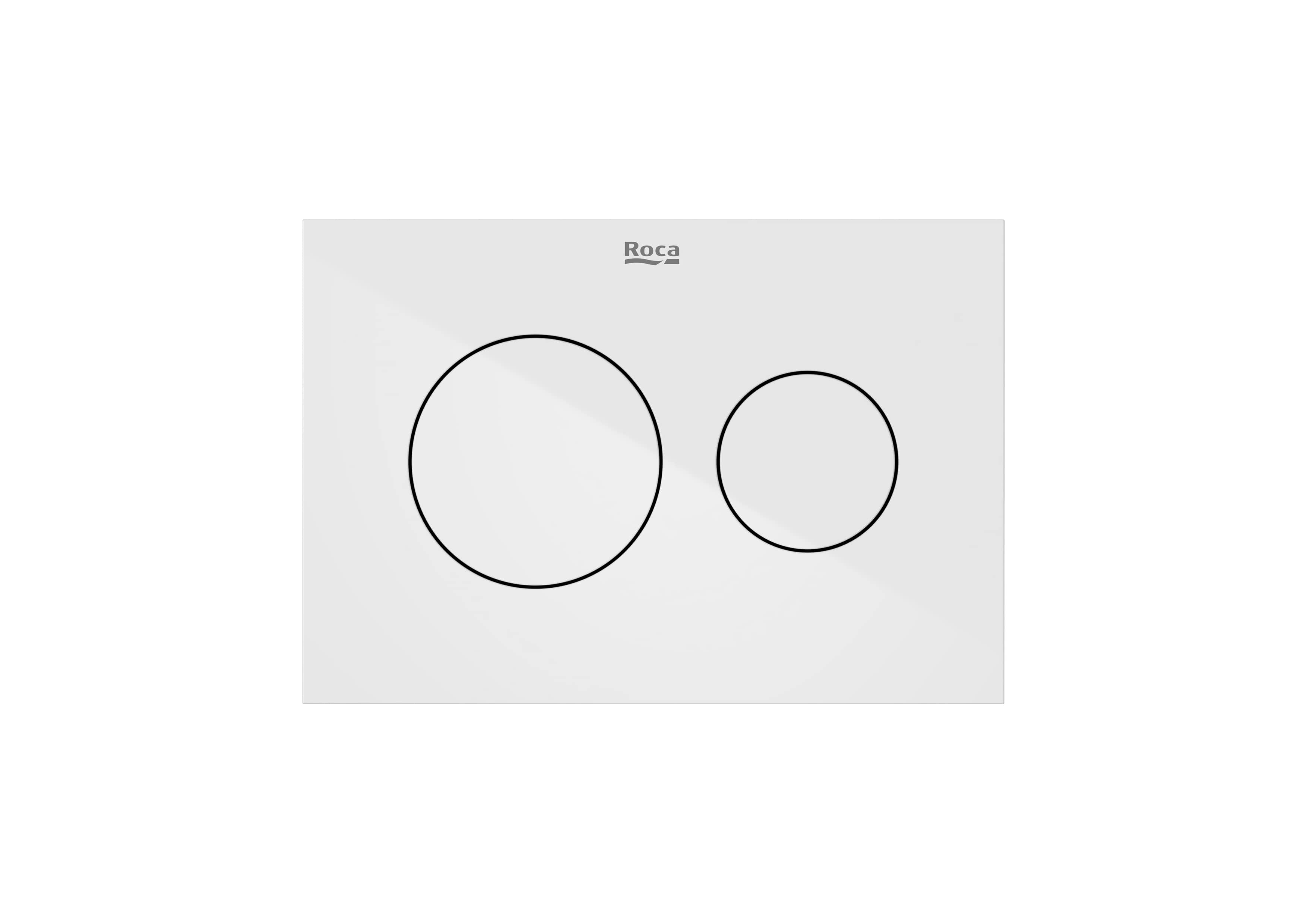Roca Clapeta wc roca dublo s, orizontala, 194 x 134 mm, dubla, plastic, lucios, alb, a890223300
