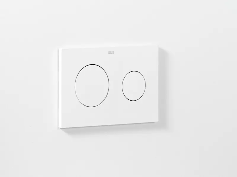 Clapeta actionare Roca A890189207, Wall, pentru toaleta, tip instalare