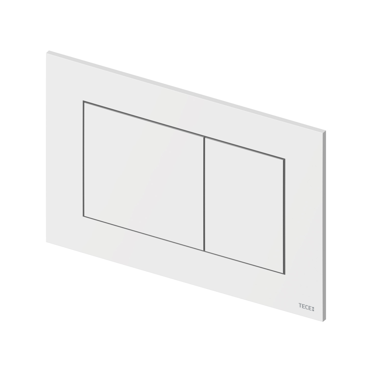 Tece  Clapeta wc tece now, dubla, 220 x 150 mm, orizontala, plastic, lucios, alb, 9240400