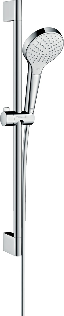 Hansgrohe Coloana de dus hansgrohe croma select s 26562400, 1/2'', universal, 650 mm, 3 pulverizari, 1.6 m, anti-calcar, crom