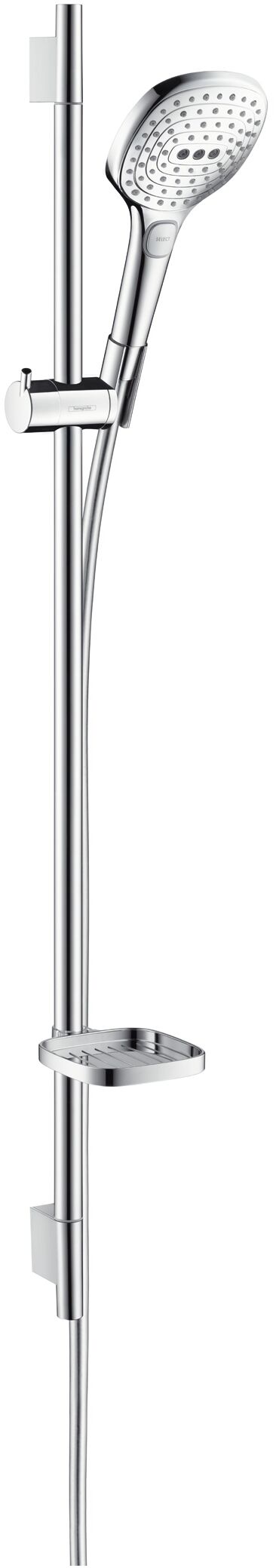 Hansgrohe Coloana de dus hansgrohe raindance select e, 915 mm, 3 functii, etajera, crom, 26623000