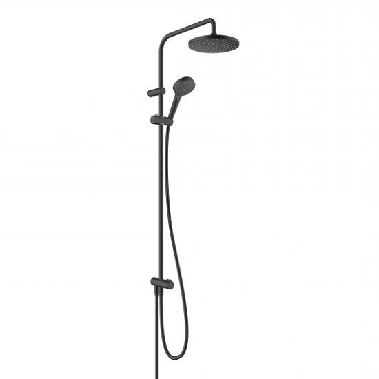 Hansgrohe Coloana de dus hansgrohe vernis blend 26272670, 1/2'', universal, aparent, 200 mm, 1 pulverizare, anti-calcar, mat,