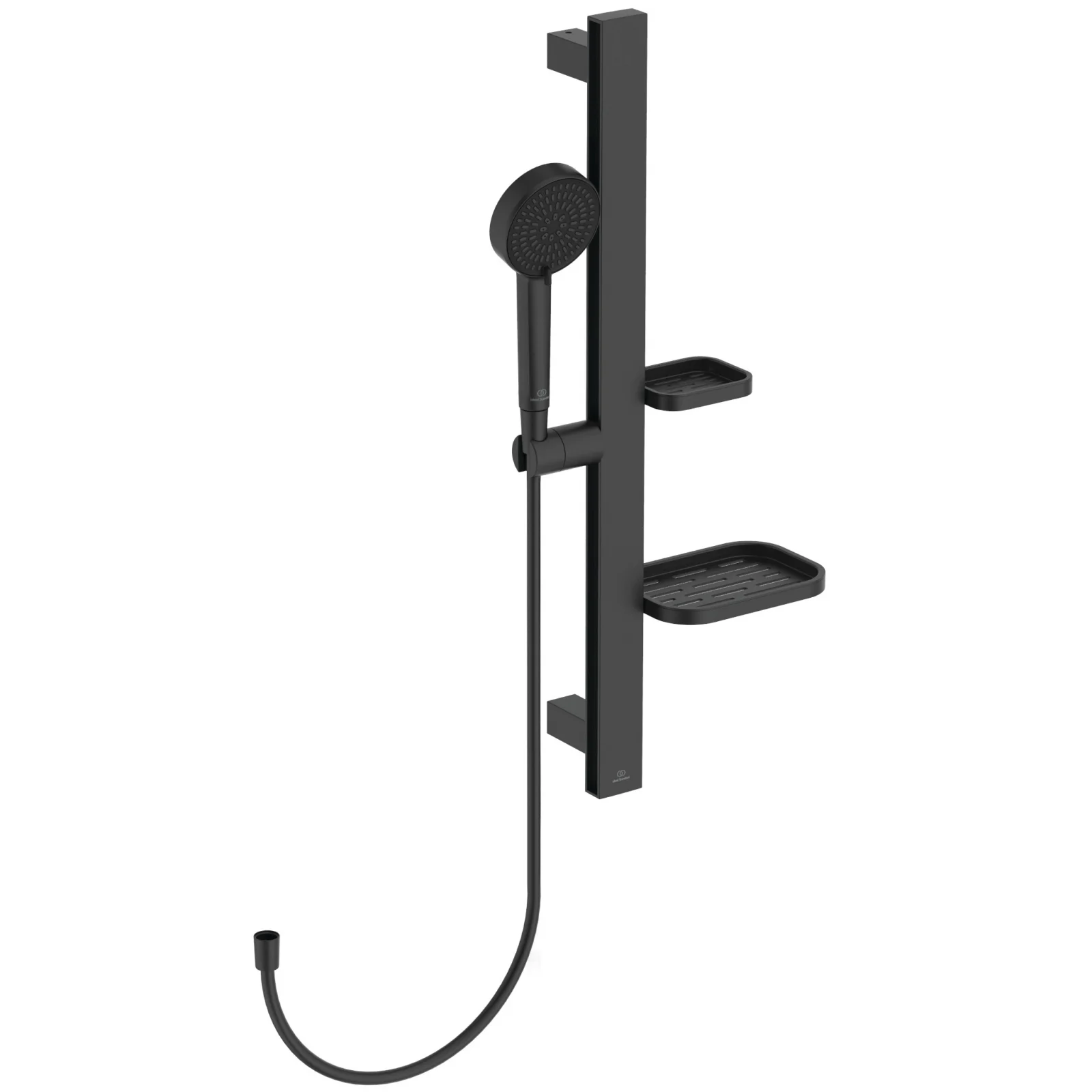 Ideal Standard Coloana de dus ideal standard alu+, 600 mm, 2 functii, etajera, mat, negru, bd586xg