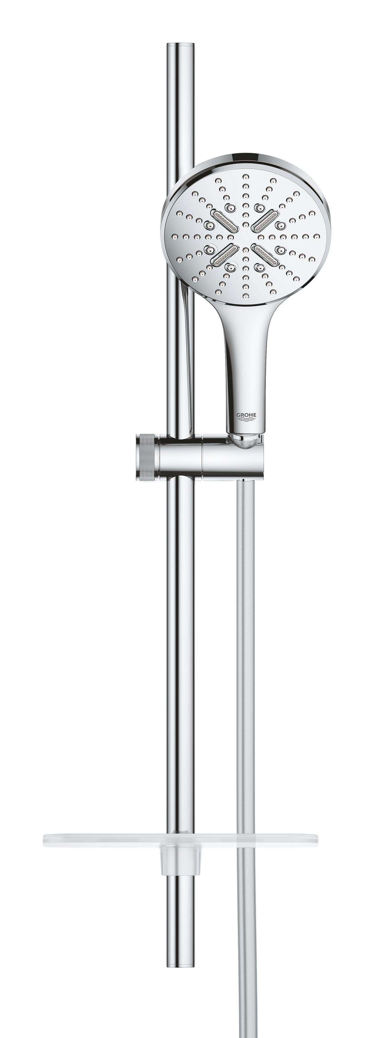 Coloana de dus Grohe 26575000, dus SmartActive 130, montaj aparent, nu