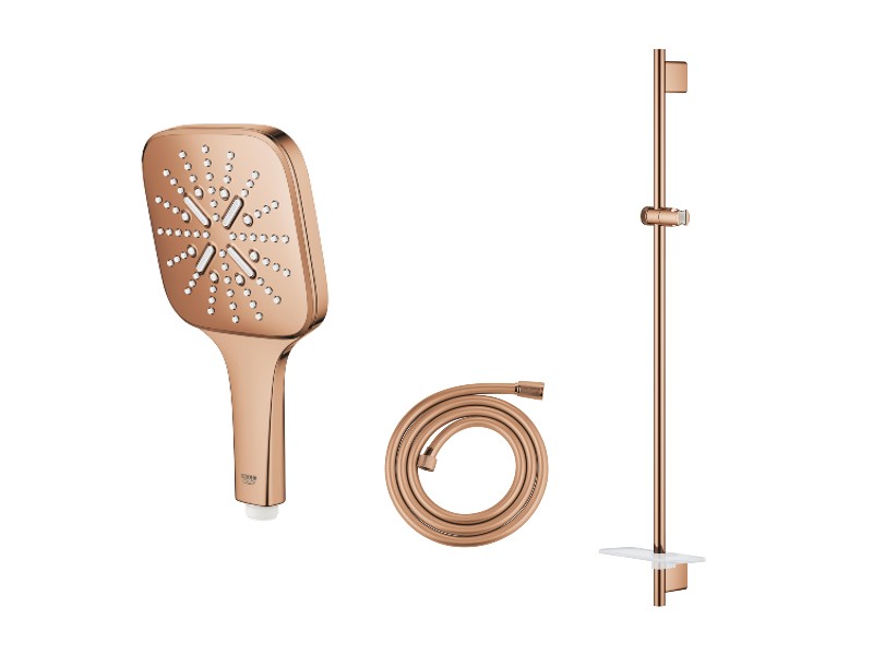 Grohe Coloana dus grohe smartactive, universala, 900 mm, 3 functii, etajera, lucios, cupru, 26603da0-2st
