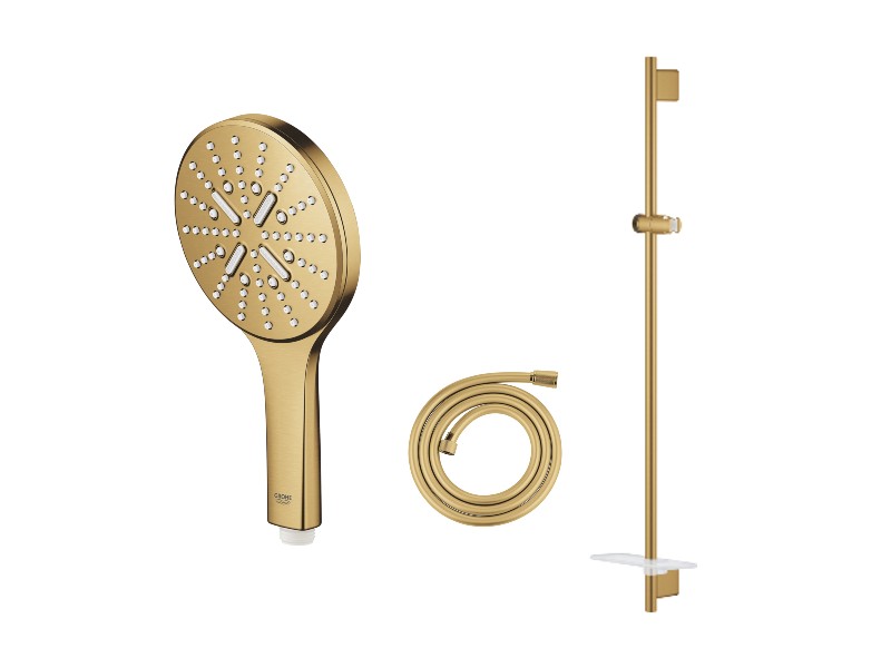 Grohe Coloana dus grohe smartactive, universala, 900 mm, 3 functii, etajera, mat, auriu, 26603gn0-2st