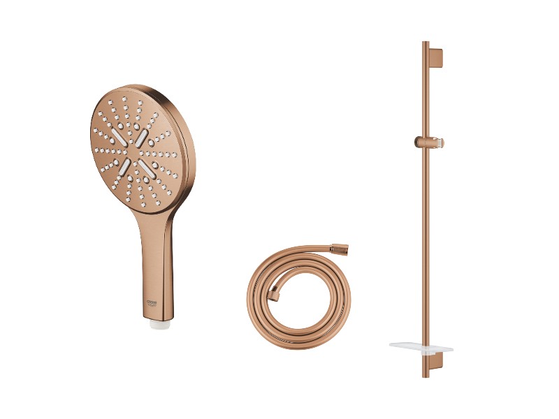 Grohe Coloana dus grohe smartactive, universala, 900 mm, 3 functii, etajera, mat, cupru, 26603dl0-2st