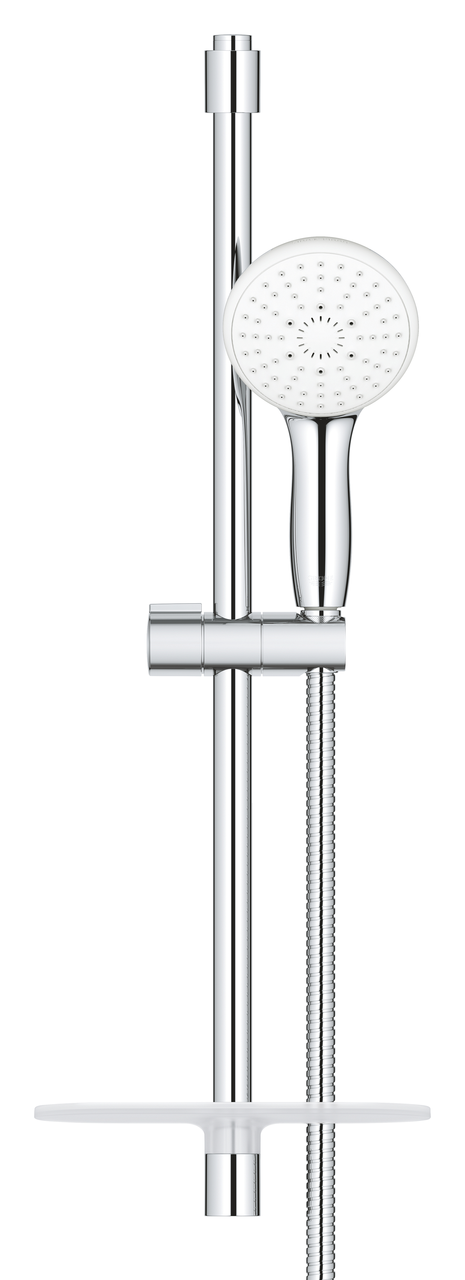 Coloana dus Grohe 26918003, 1.75 m, 110 mm, 600 mm, 3 functii para dus, 1/2 conexiune furtun, conexiune universala, Crom