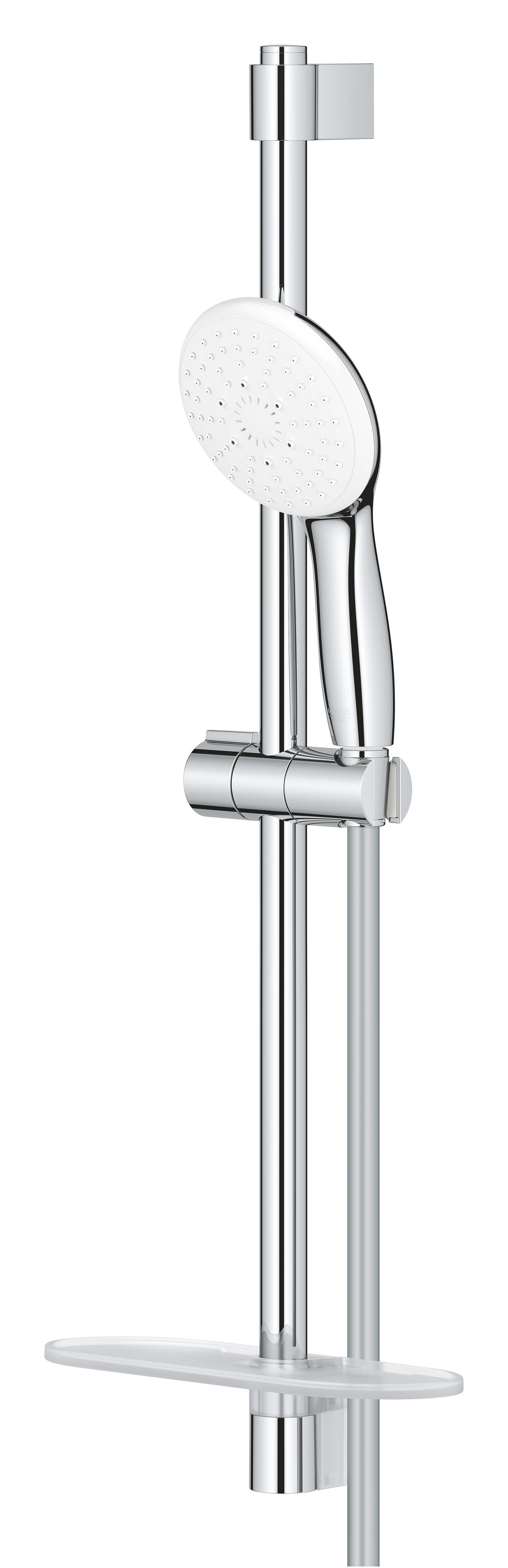 Coloana dus Grohe 27600003, 1.75 m, 110 mm, 600 mm, 3 functii para dus, 1/2 conexiune furtun, conexiune universala, Crom