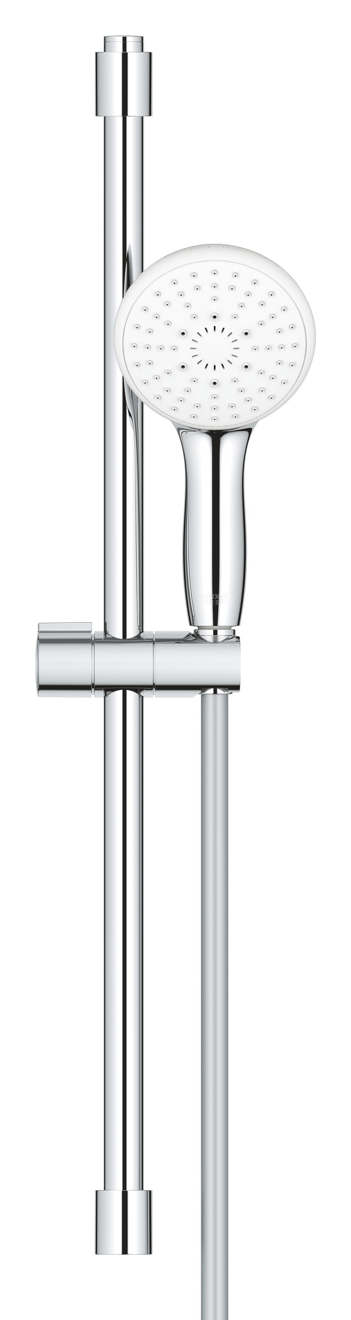 Coloana dus Grohe 27644003, 1.75 m, 110 mm, 600 mm, 3 functii para dus, 1/2 conexiune furtun, conexiune universala, Crom