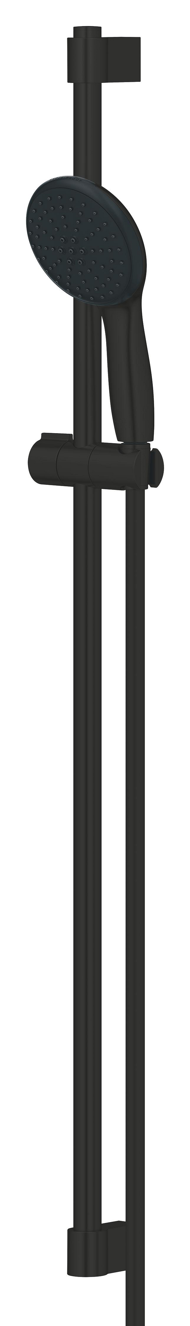Coloana dus Grohe 261632433, 1.75 m, 110 mm, 900 mm, 2 functii para dus, 1/2 conexiune furtun, Negru