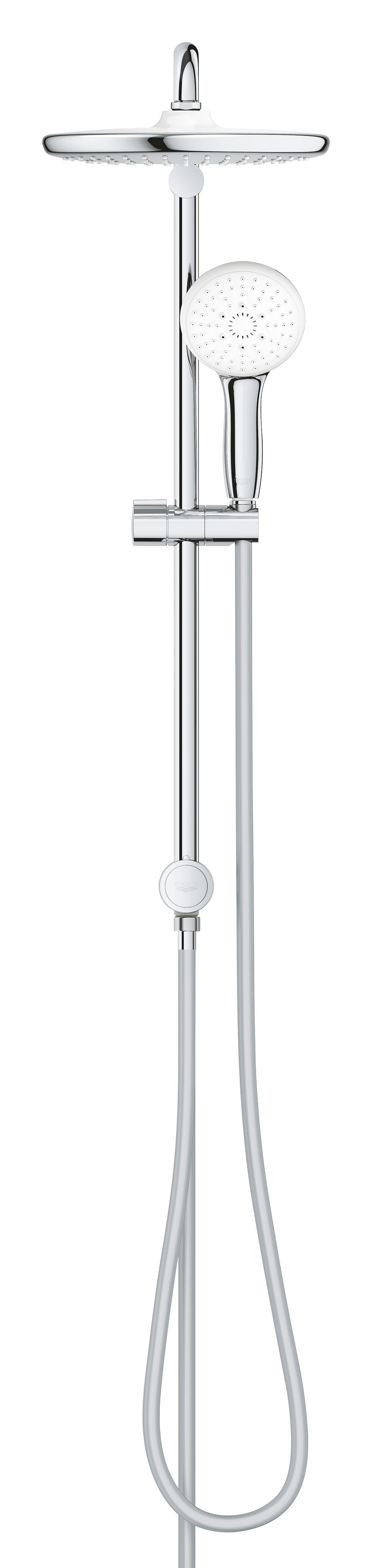 Coloana dus Grohe 26980001, 1.5 m, 110 mm, 736 mm, 250 mm, 3 functii para dus, 1/2 conexiune furtun, Crom