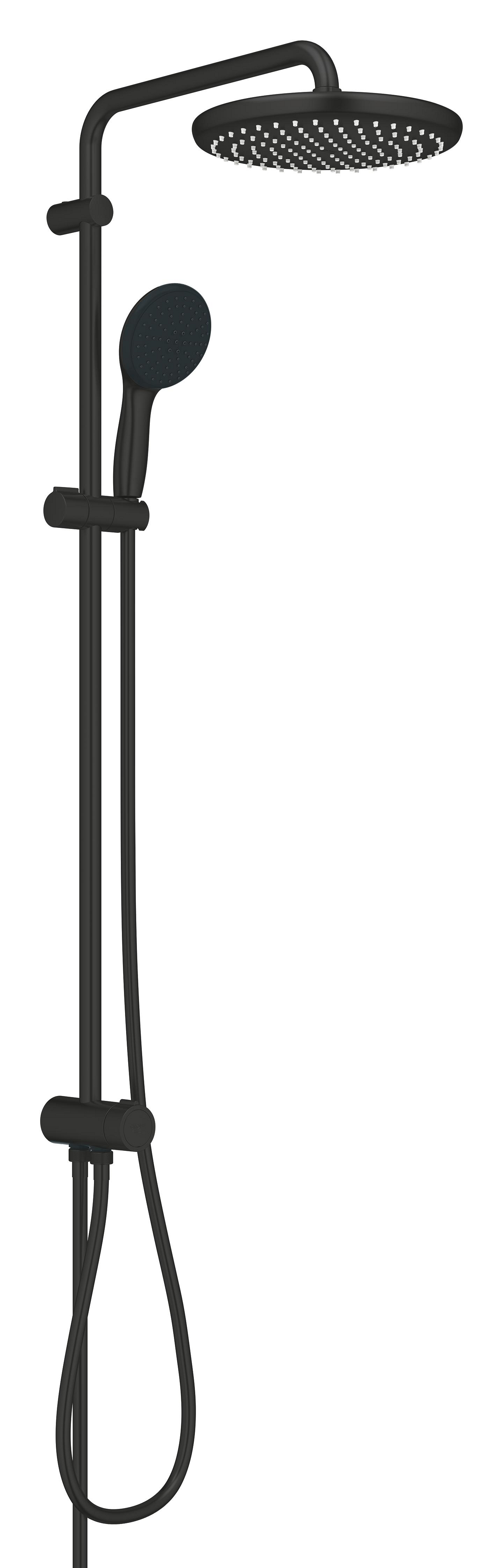 Grohe Coloana dus grohe tempesta 250, aparenta, dus fix, 250 mm, 1 functie, mat, negru, 269792431