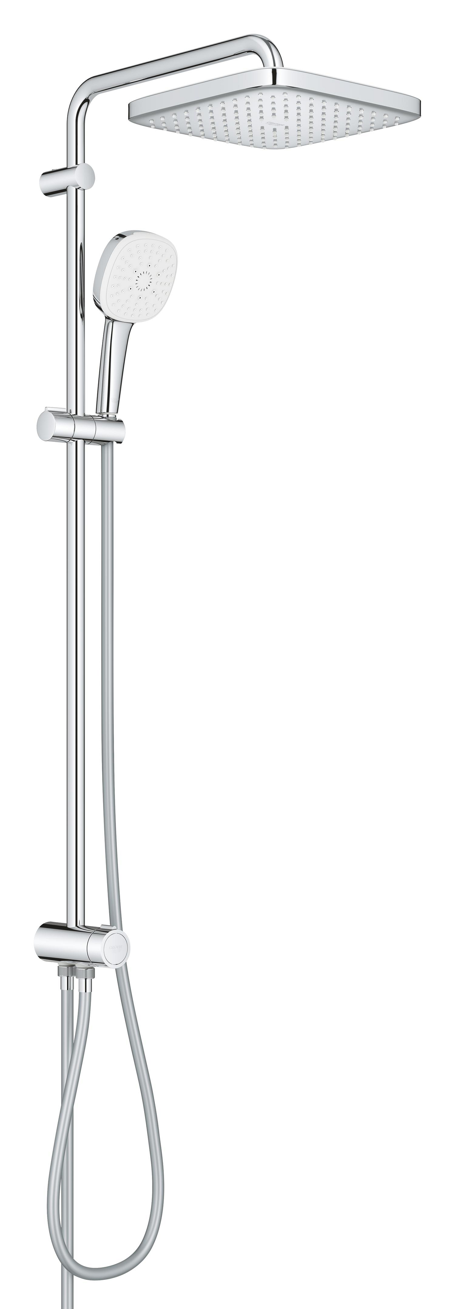 Grohe Coloana dus grohe tempesta cube 250, aparent, dus fix 250 mm, 1 functie, crom, 26694001