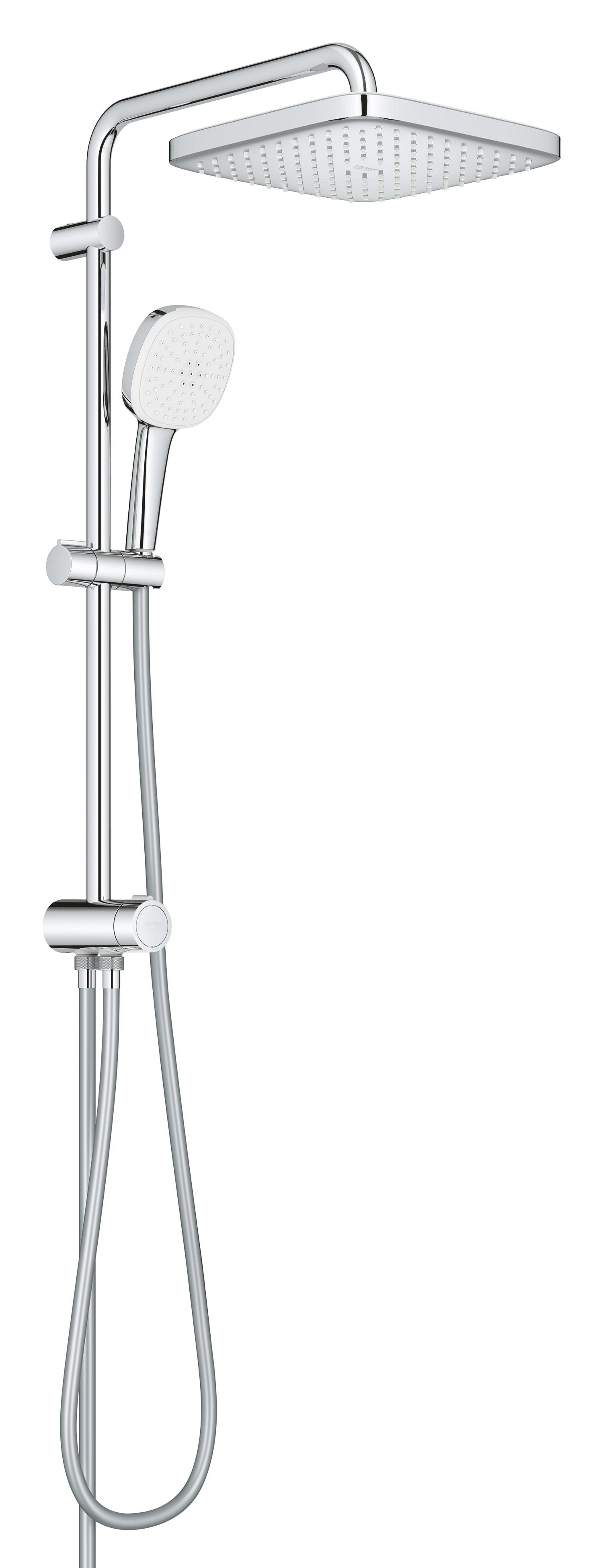 Grohe Coloana dus grohe tempesta cube 250, aparent, dus fix 250 mm, 1 functie, crom, 26976001