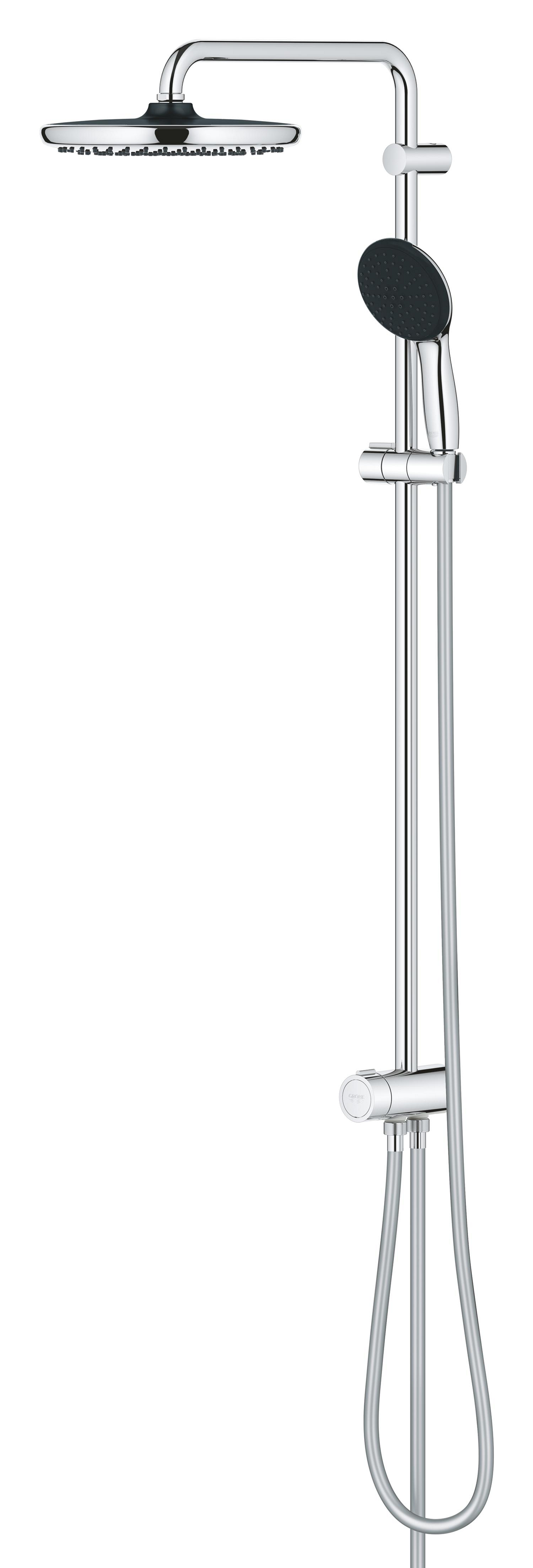 Coloana dus Grohe 26989001, 1.5 m, 110 mm, 1136 mm, 250 mm, 2 functii para dus, 1/2 conexiune furtun, Crom