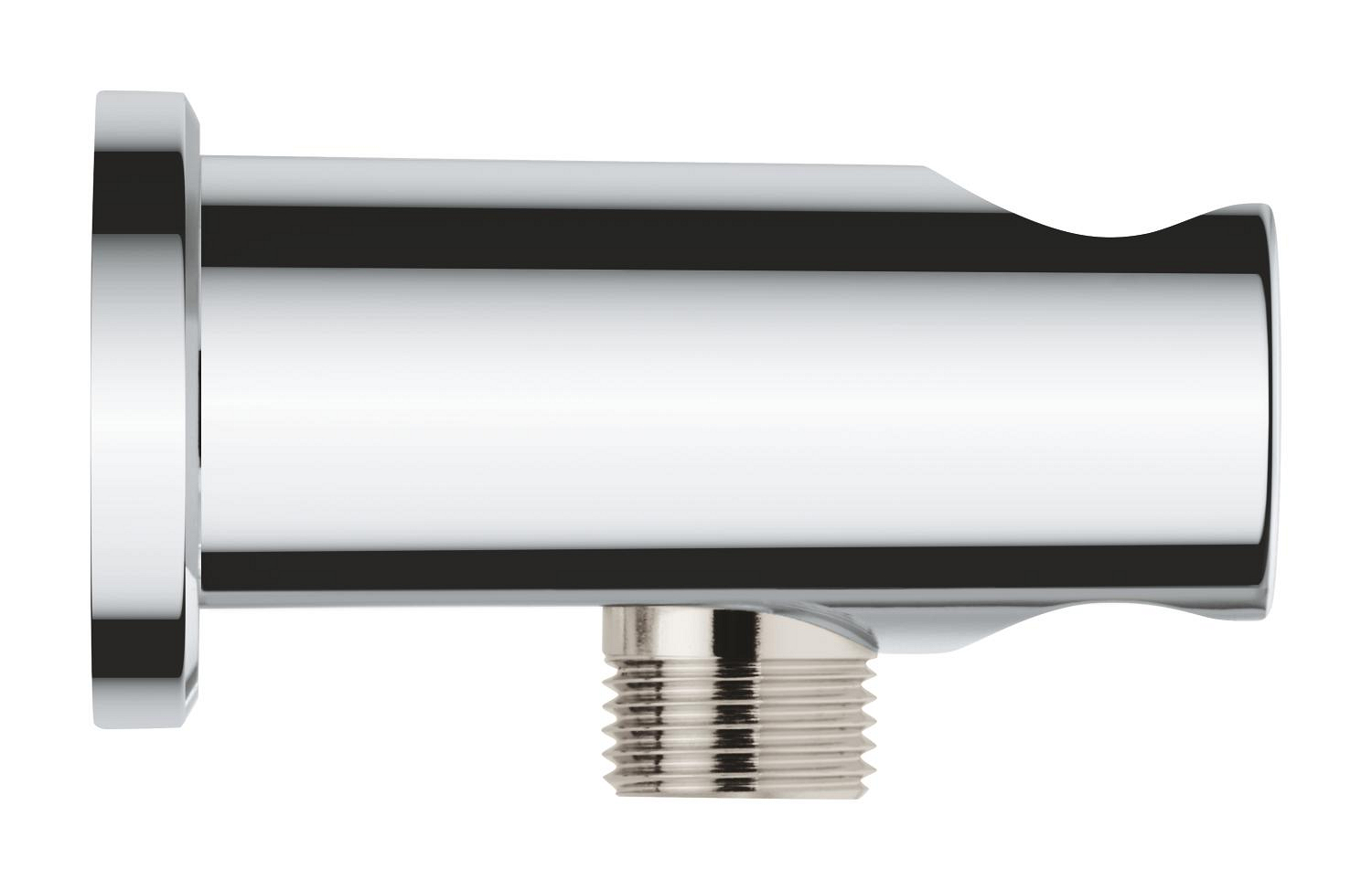 Cot iesire dus Grohe 26658000, 86 mm, 48 mm, 1/2 diametru filet iesire, 1/2 diametru filet alimentare, Crom