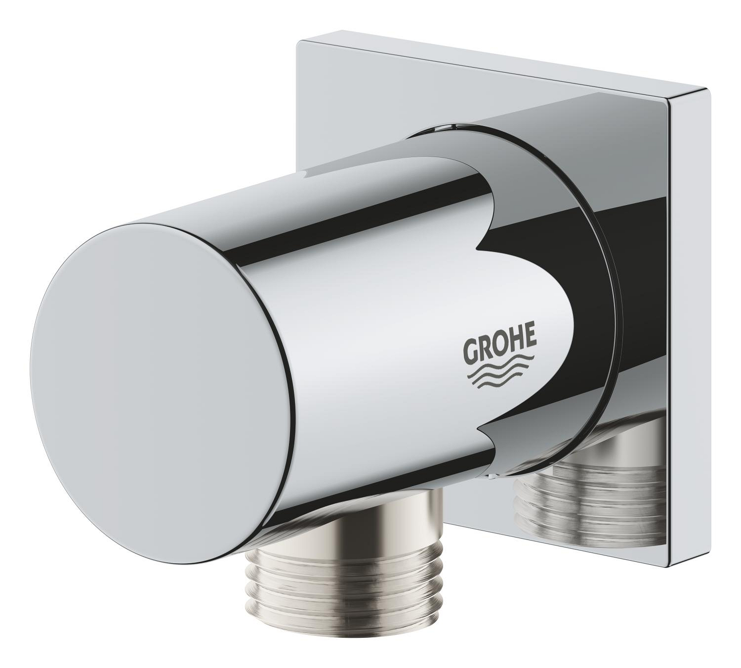 Cot iesire dus Grohe 27076000, 54 mm, 50 mm, 1/2 diametru filet iesire, 1/2 diametru filet alimentare, Crom