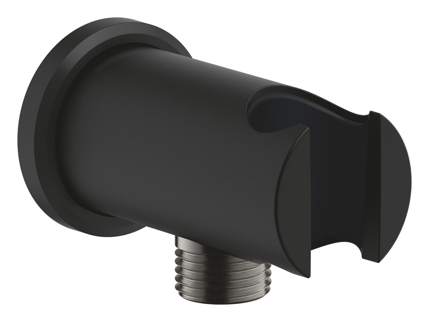Grohe Cot iesire dus grohe rainshower, universal, 1/2'' x 1/2'', suport, mat, negru, 26658kf0