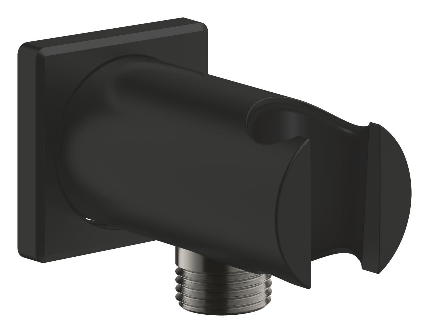 Grohe Cot iesire dus grohe rainshower, universal, 1/2'' x 1/2'', suport, mat, negru, 266592430