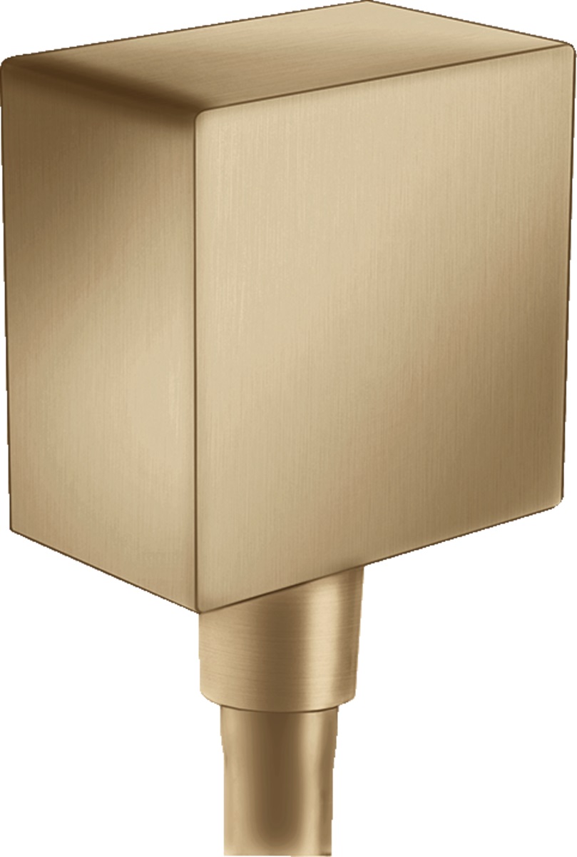 Hansgrohe Cot iesire dus hansgrohe fixfit 26455140, 1/2'', 1 iesire, valva non-retur, mat, bronz