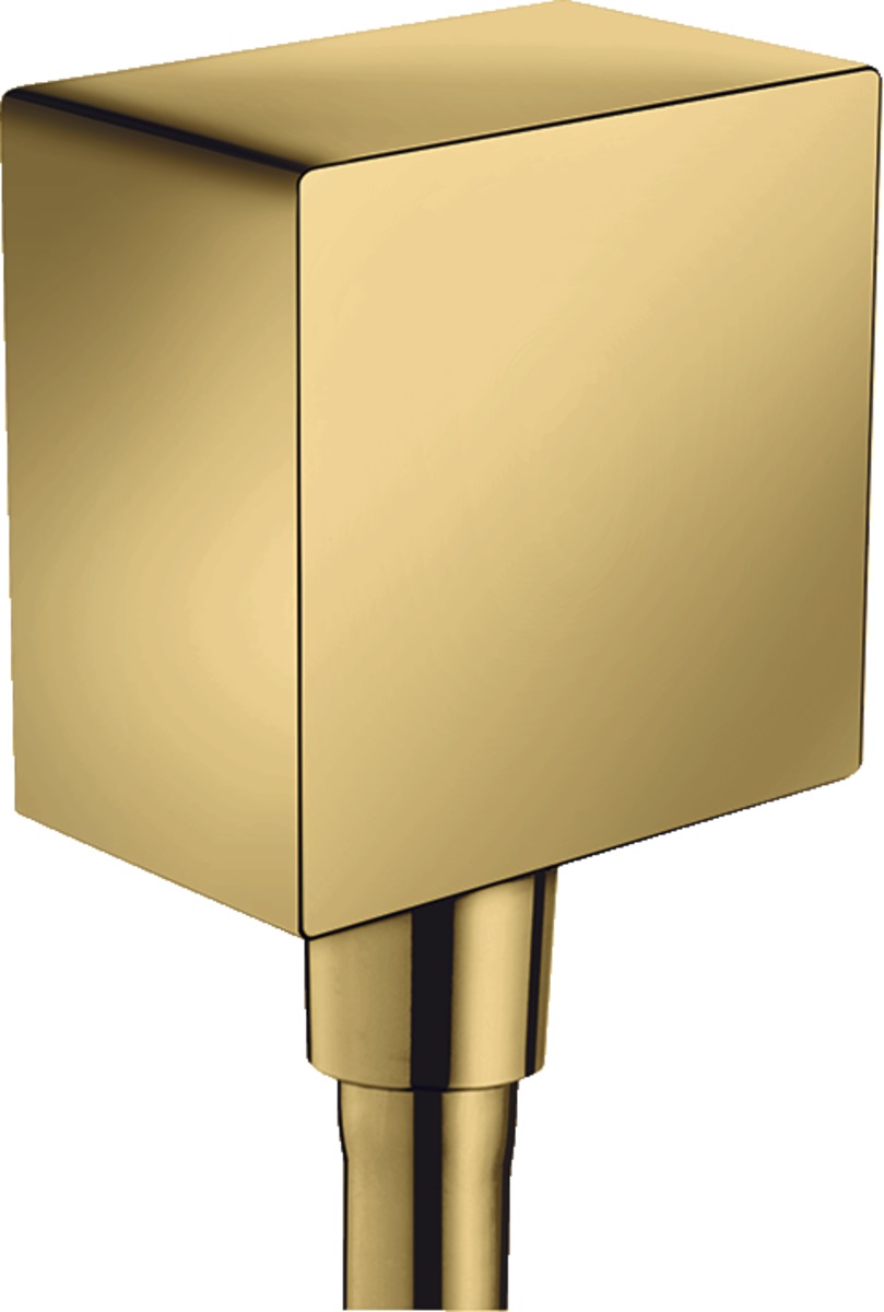 Hansgrohe Cot iesire dus hansgrohe fixfit 26455990, 1/2'', 1 iesire, valva non-retur, lucios, auriu